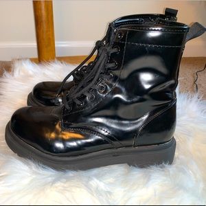 Mossimo Supply Co black combat boot